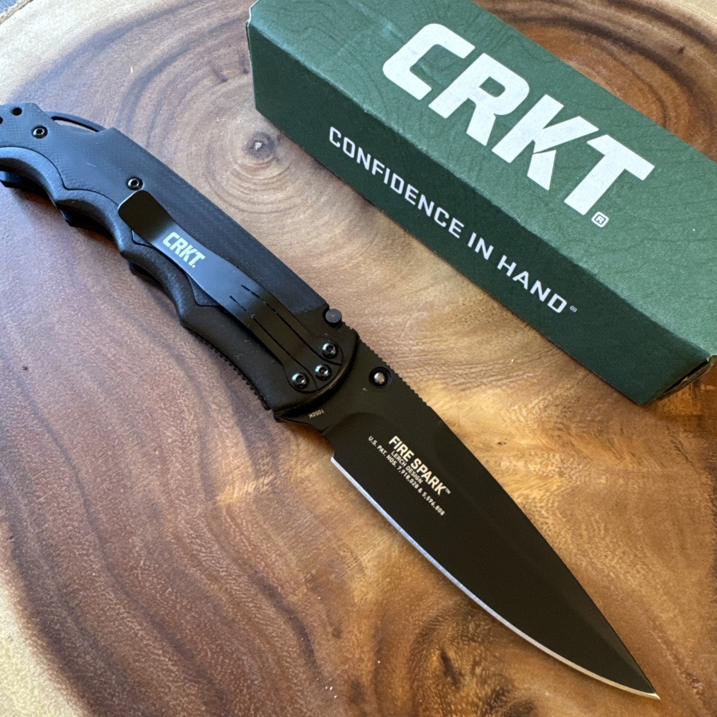 CRKT 1050K Fire Spark BNIB Discontinued