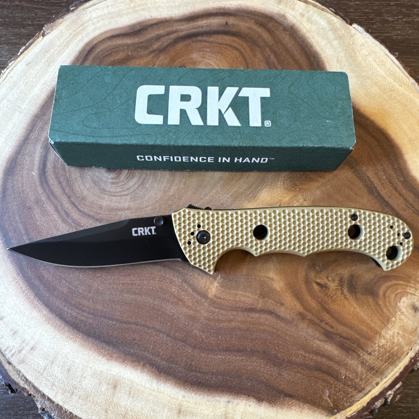 Columbia River CRKT 7904DB Hammond Desert Cruiser Folding 3.75" Black Blade