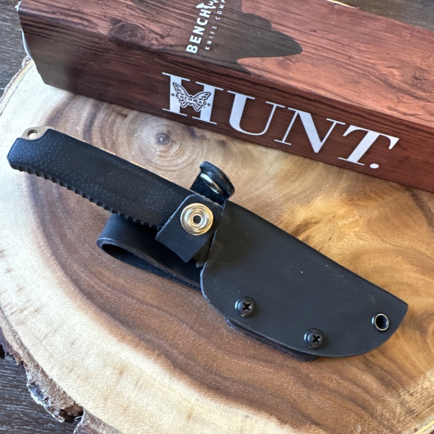 Benchmade 15008-BLK Steep Country hunter Fixed Blade Hunting Knife