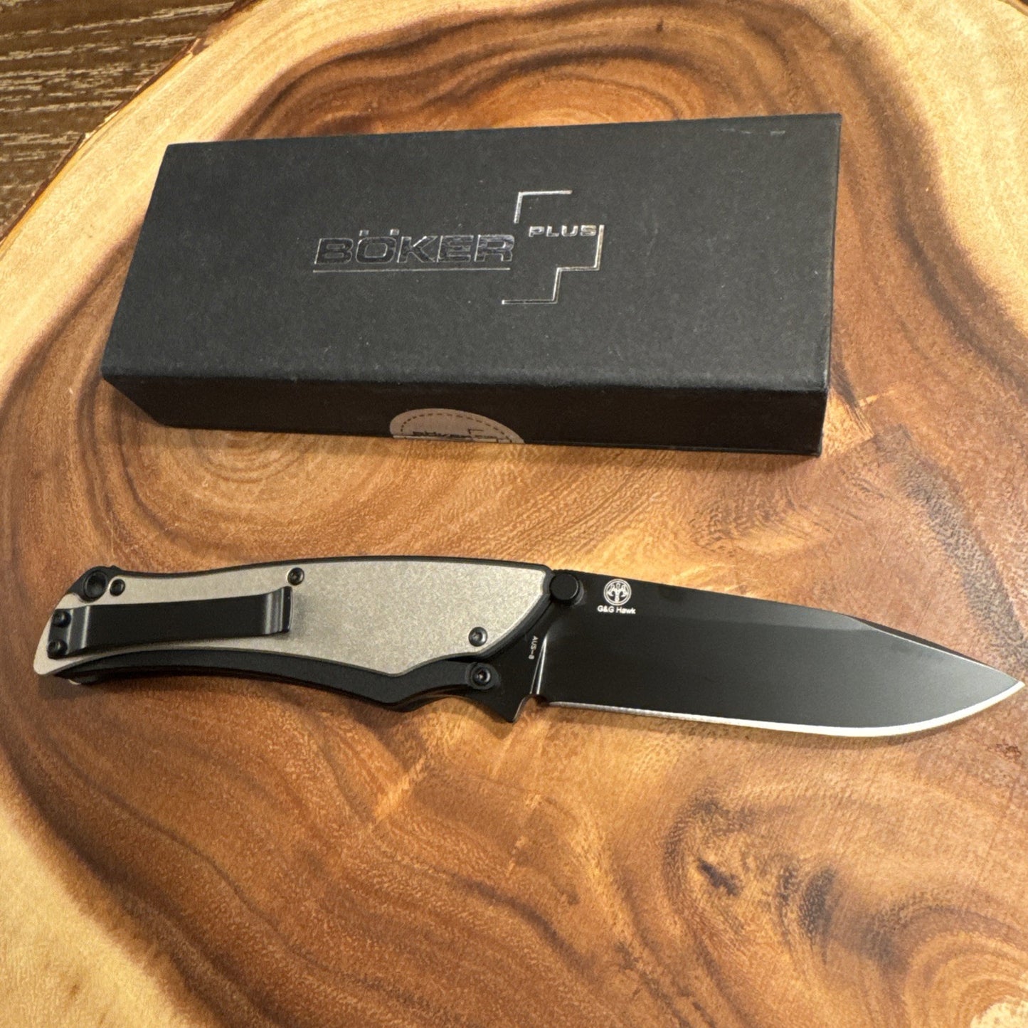 Boker Plus 01BO043 Griploc – Silver Anodized Aluminum New Discontinued