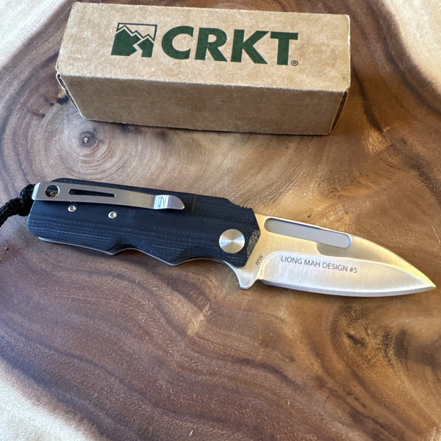 CRKT 6520 Pocket Knife - L.M.D. Liong Mah Design #5 - Slipjoint - Discontinued