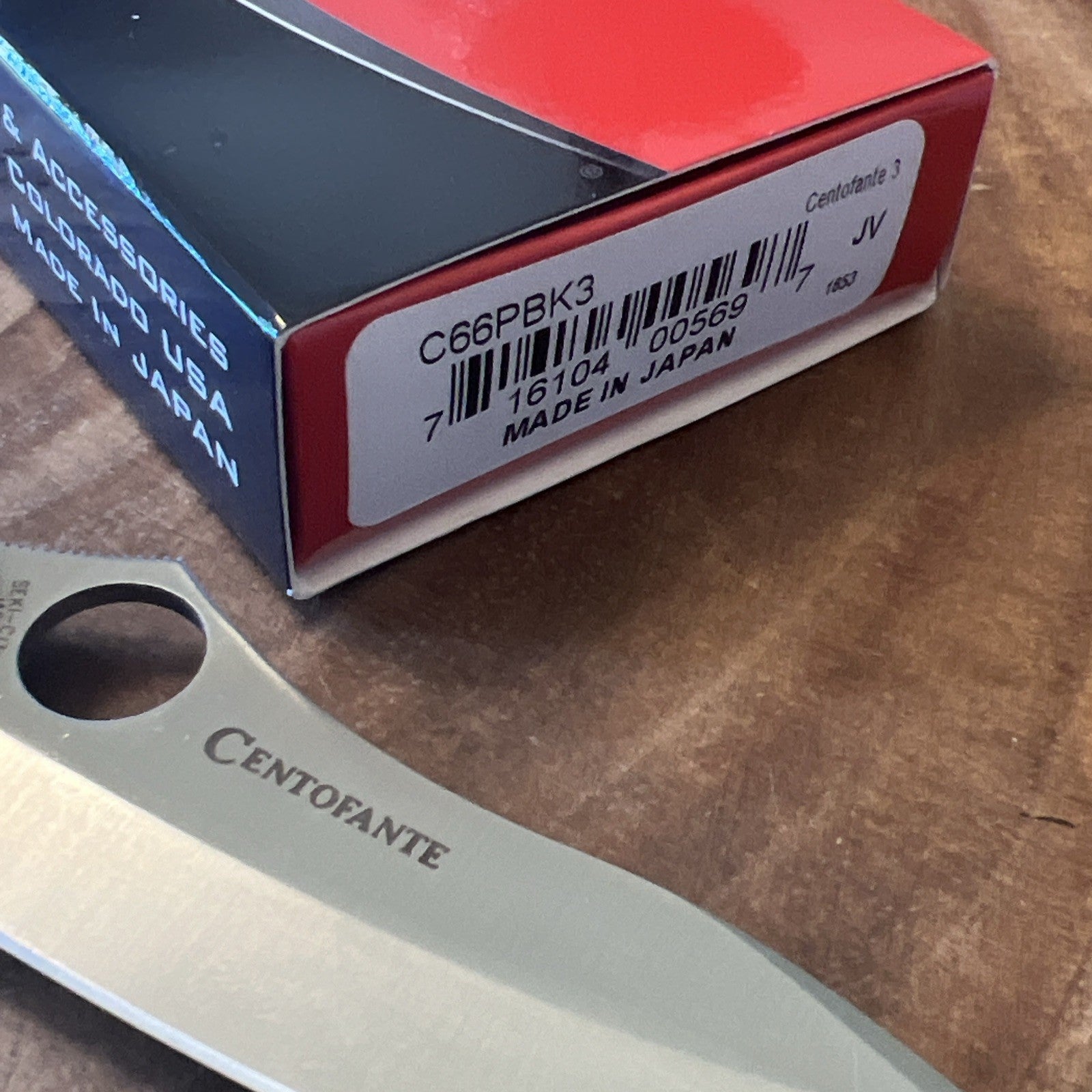 SPYDERCO folding knife VG-10 CENOFANTE NEW WITH BOX