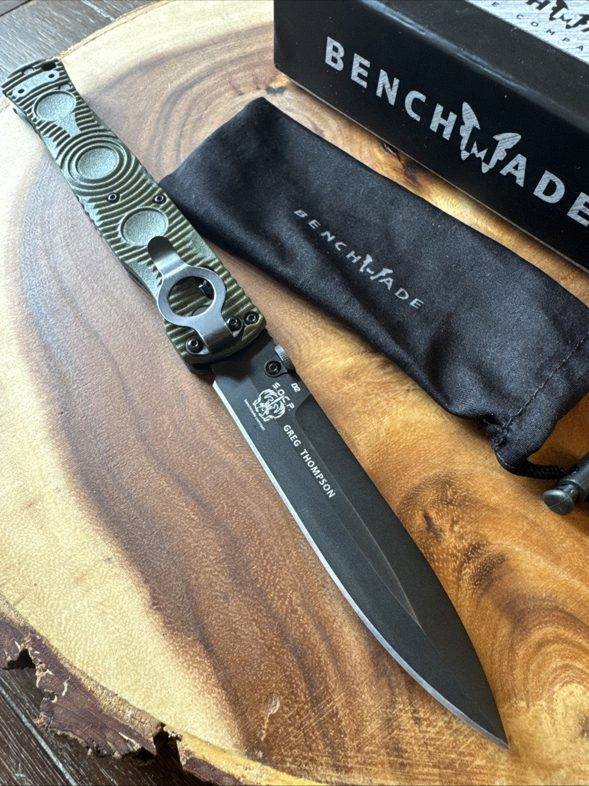 ⭐️Benchmade⭐️ SOCP Folder Green NEW