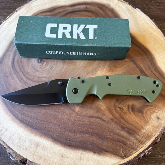 CRKT Crawford Kasper Green BNIB