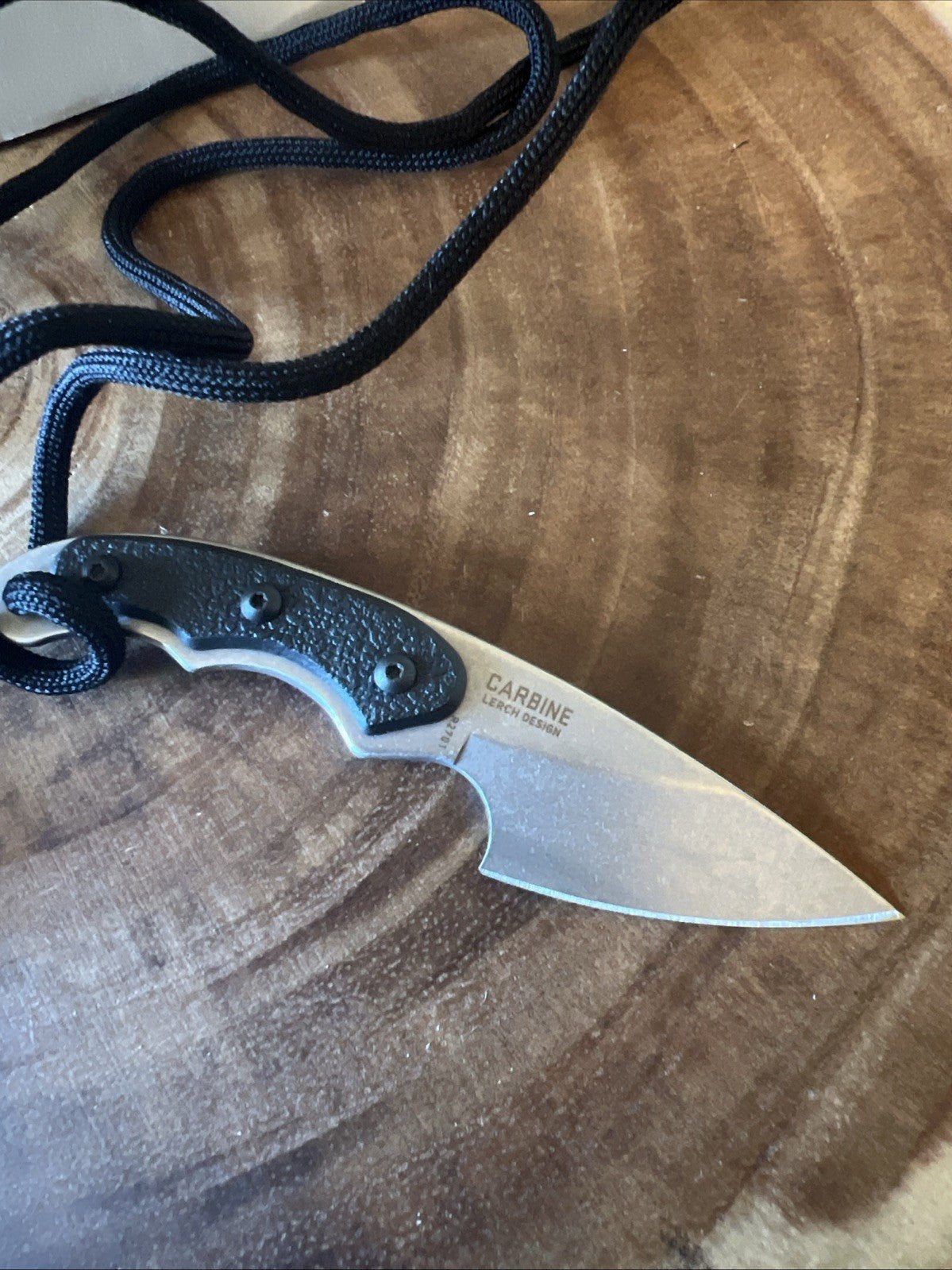DISCONTINUED RARE RUGER CRKT R2701 18657 CARBINE Fixed Blade Neck Knife NIB