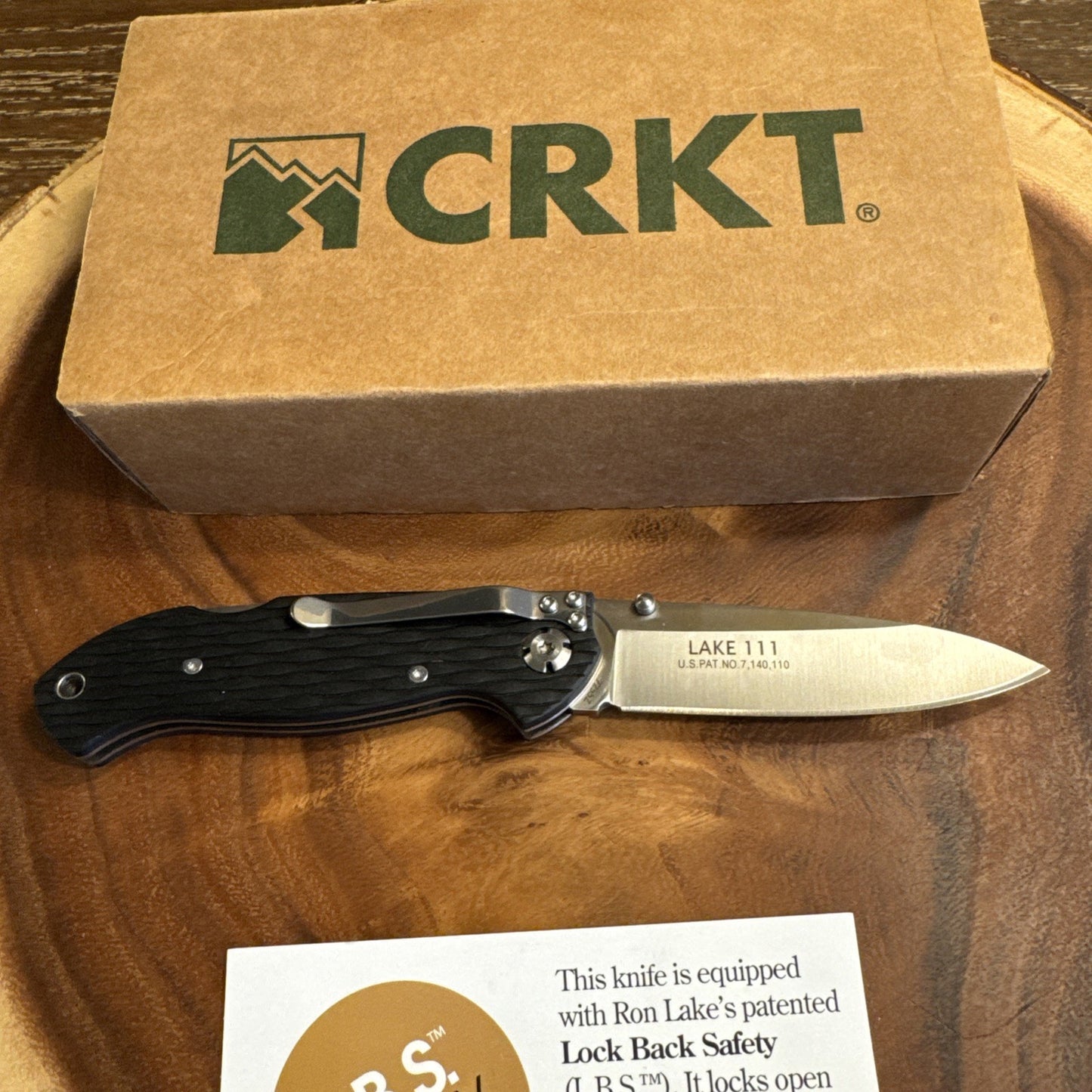 CRKT Lake 111 Z New Knife Only