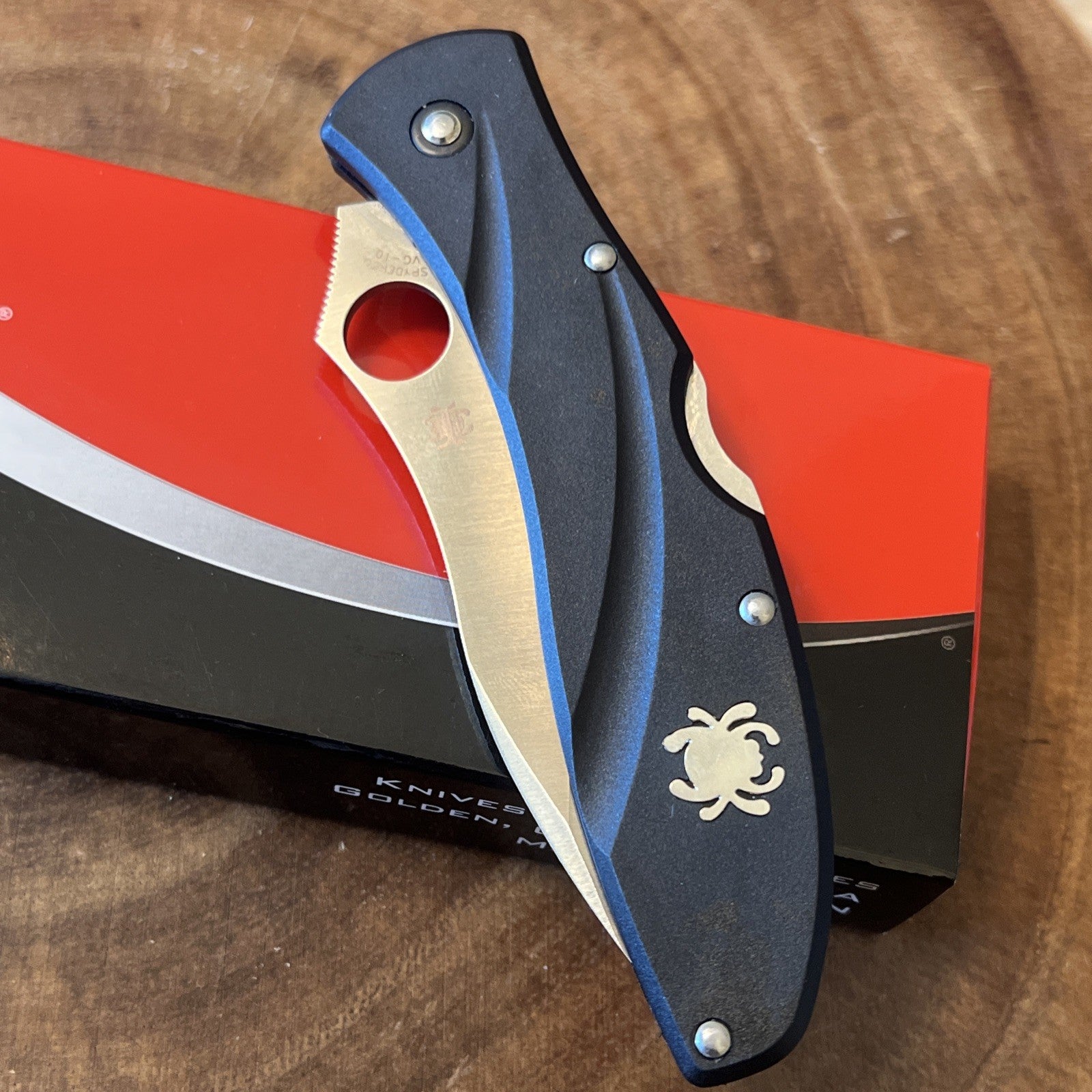 SPYDERCO folding knife VG-10 CENOFANTE NEW WITH BOX