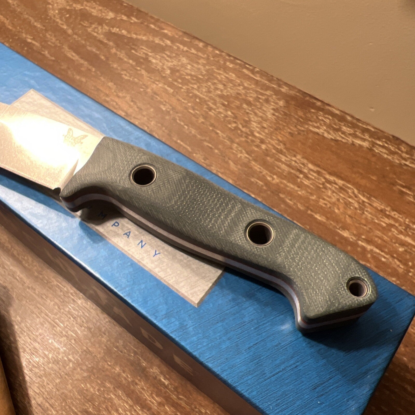 ⭐️BENCHMADE⭐️ 162 BUSHCRAFTER S30V FIX BLADE NEW IN THE BOX
