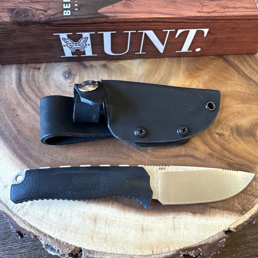 Benchmade 15008-BLK Steep Country hunter Fixed Blade Hunting Knife