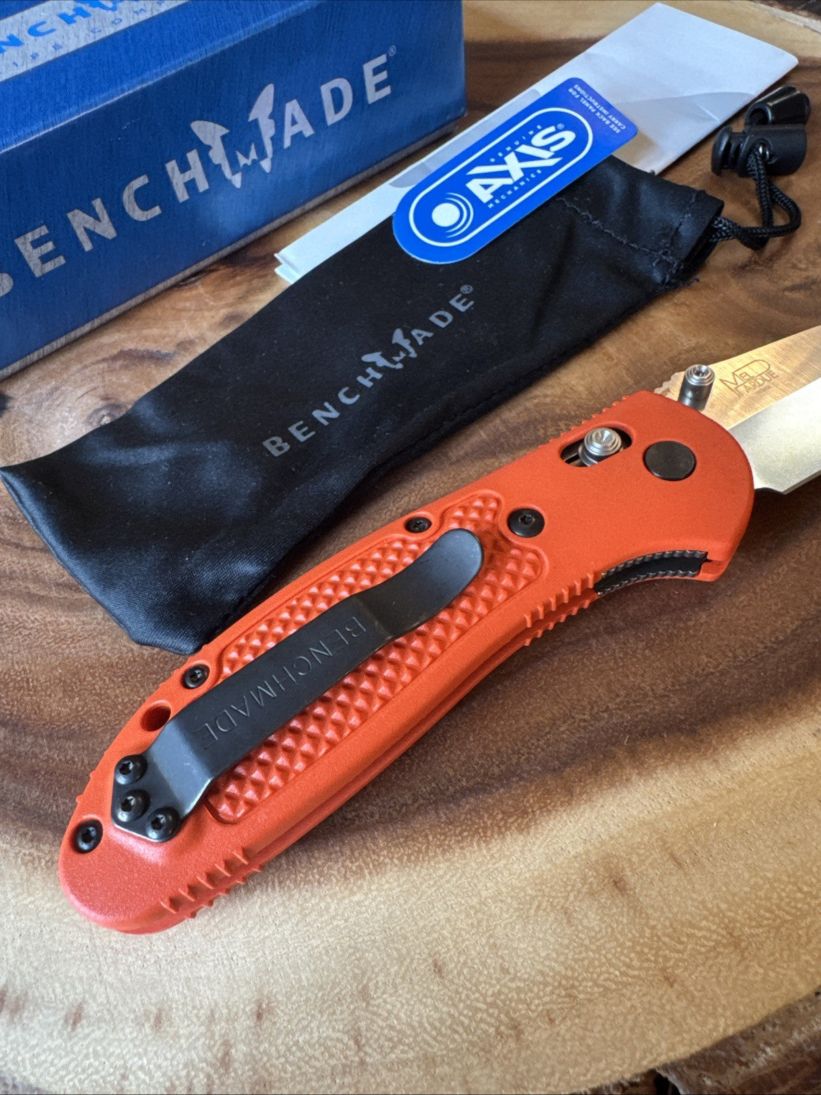 ⭐️Benchmade⭐️ Griptilian 551 Orange DISCONTINUED NEW