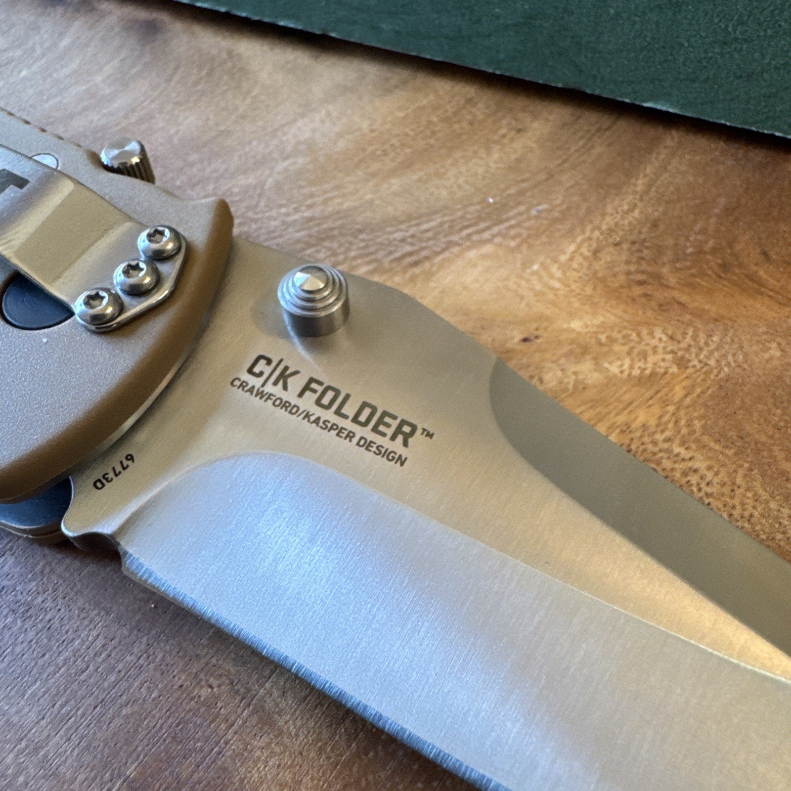 CRKT Crawford Kasper Tan BNIB