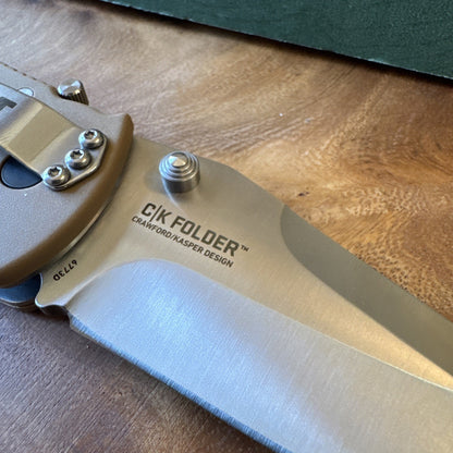 CRKT Crawford Kasper Tan BNIB