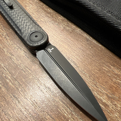 WEKNIFE Eidolon Front Flipper Knife Carbon Fiber Handle NEW NO BOX