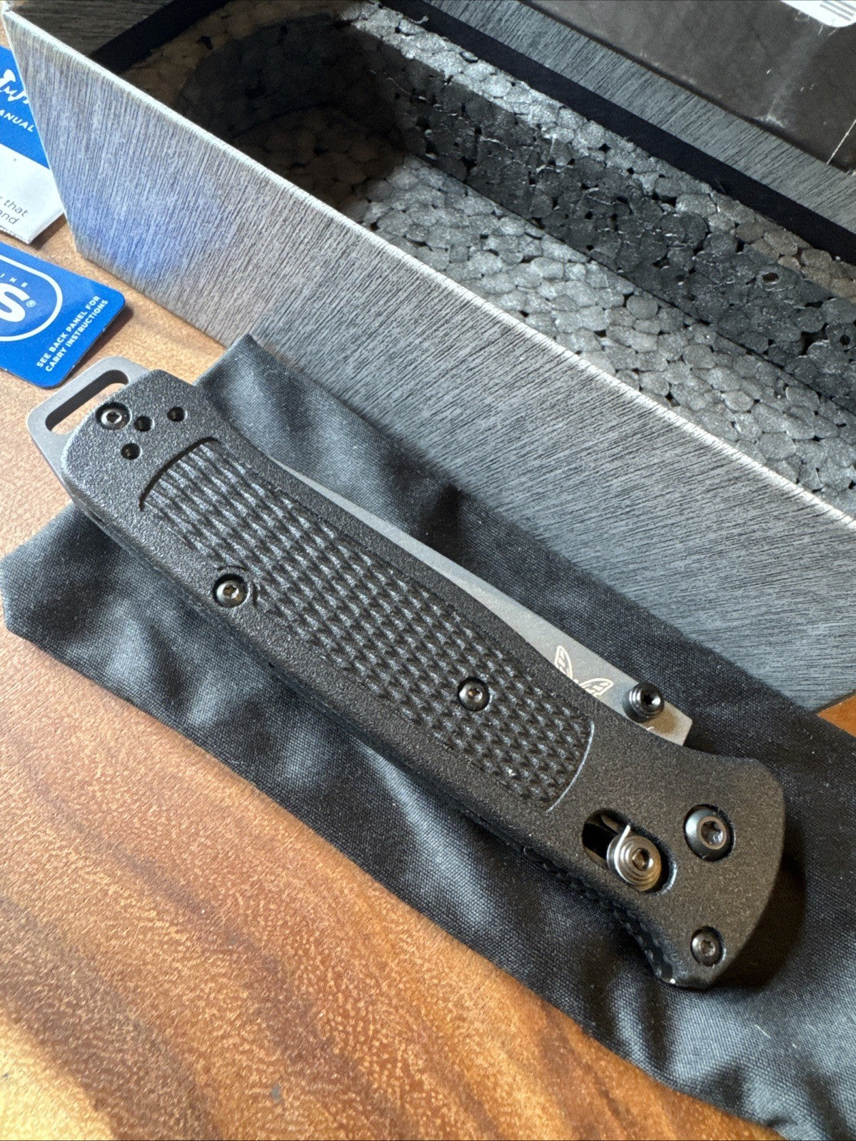 ⭐️Benchmade⭐️ Bailout 537GY Black NEW IN BOX