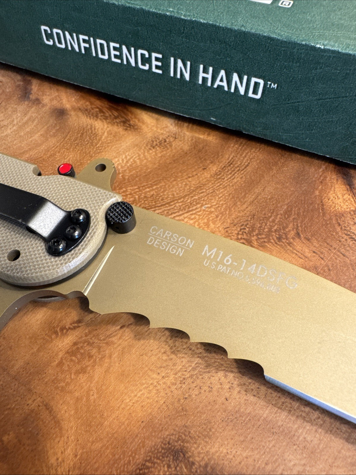 CRKT M16-14DSFG EDC Folding Pocket Knife: Special Forces Everyday Carry, Tan ...