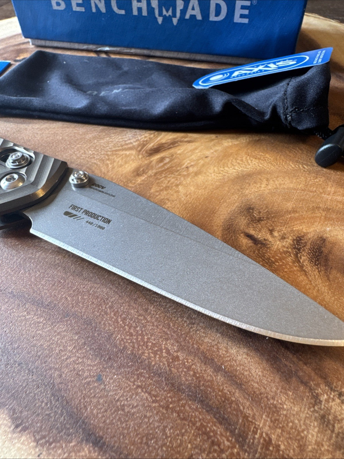 ⭐️Benchmade⭐️ Anthem 781 FIRST PRODUCTION Extremely rare 440/1000 NEW