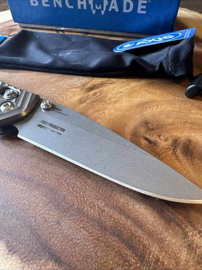 ⭐️Benchmade⭐️ Anthem 781 FIRST PRODUCTION Extremely rare 440/1000 NEW