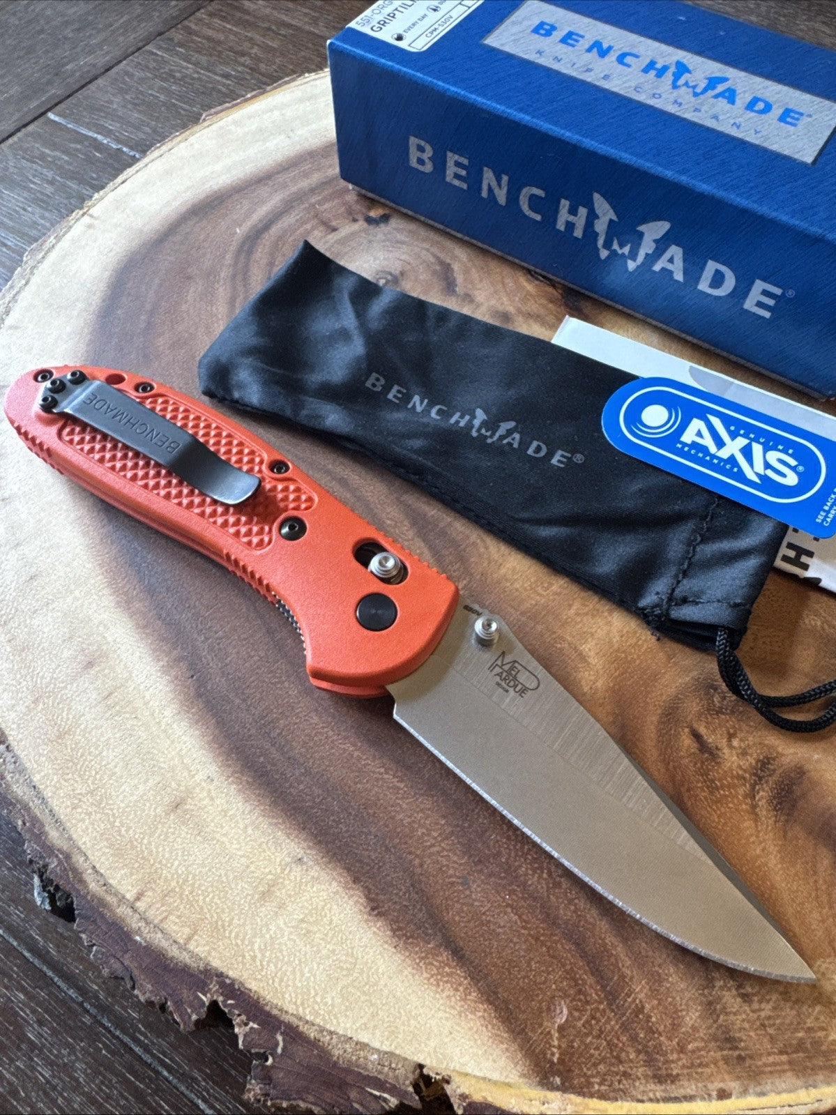 ⭐️Benchmade⭐️ Griptilian 551 Orange DISCONTINUED NEW