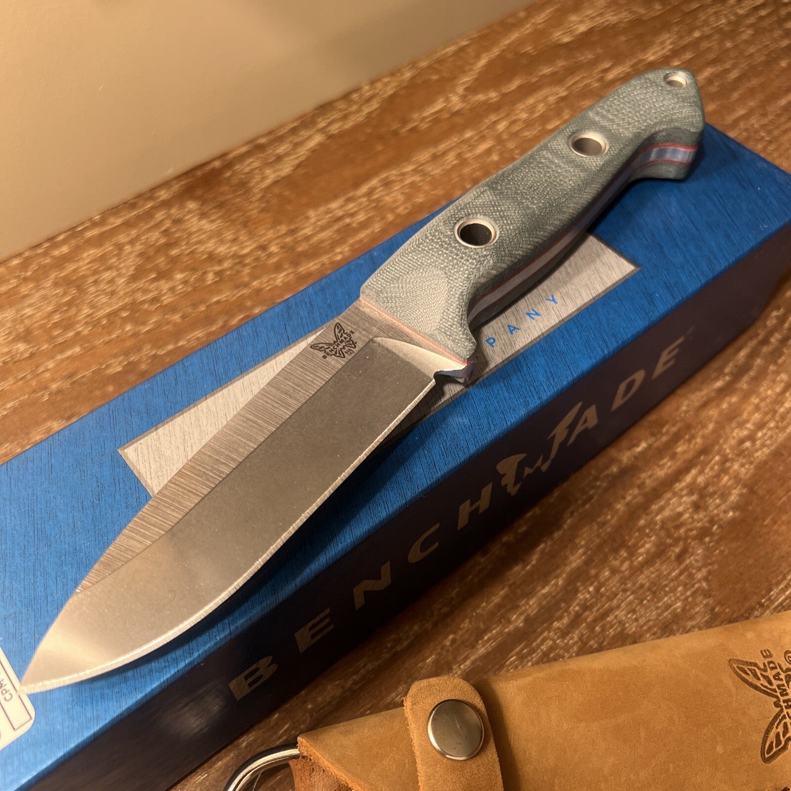 ⭐️BENCHMADE⭐️ 162 BUSHCRAFTER S30V FIX BLADE NEW IN THE BOX
