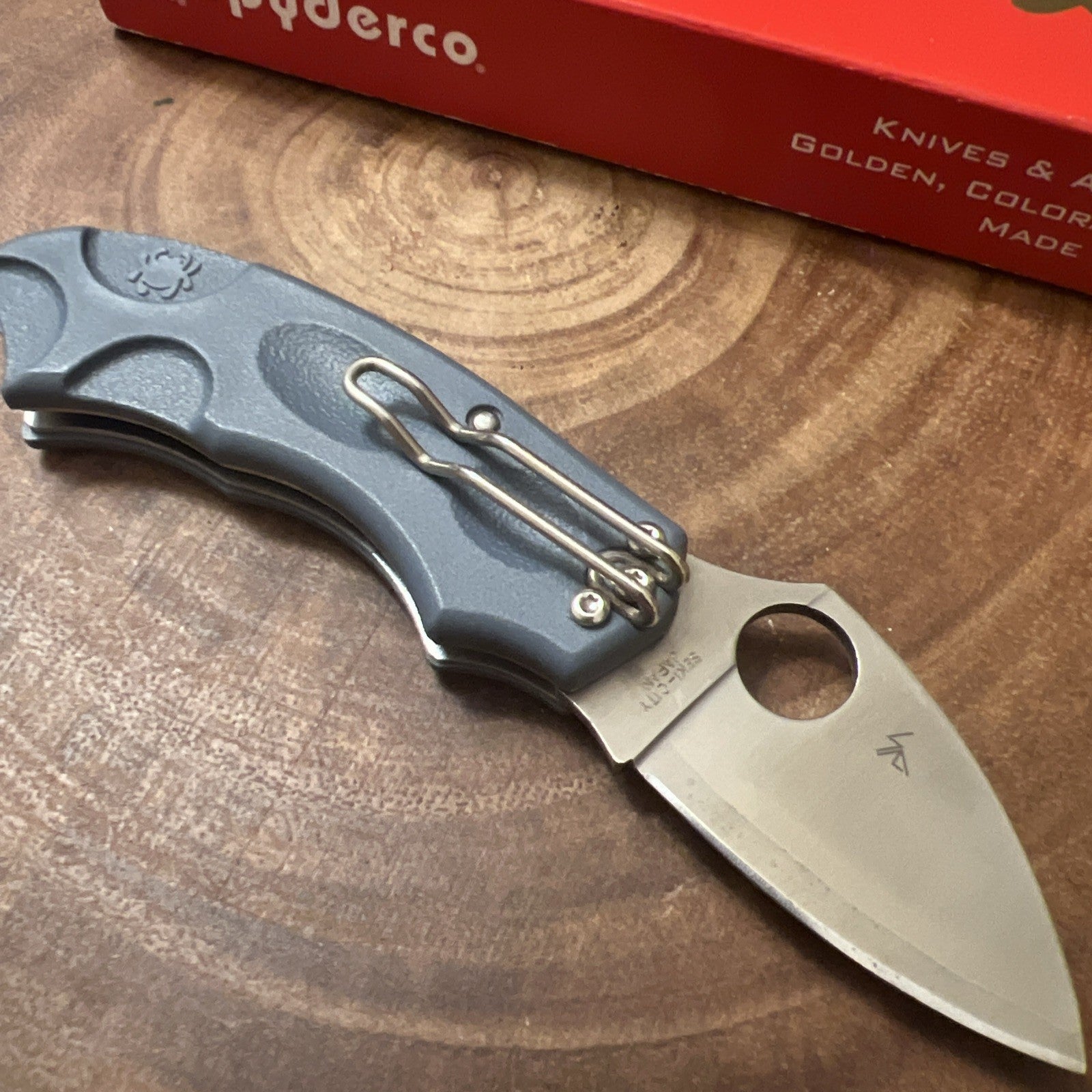 Spyderco Meerkat Sprint Run V-Toku 2 Blue FRN *NEW IN BOX*