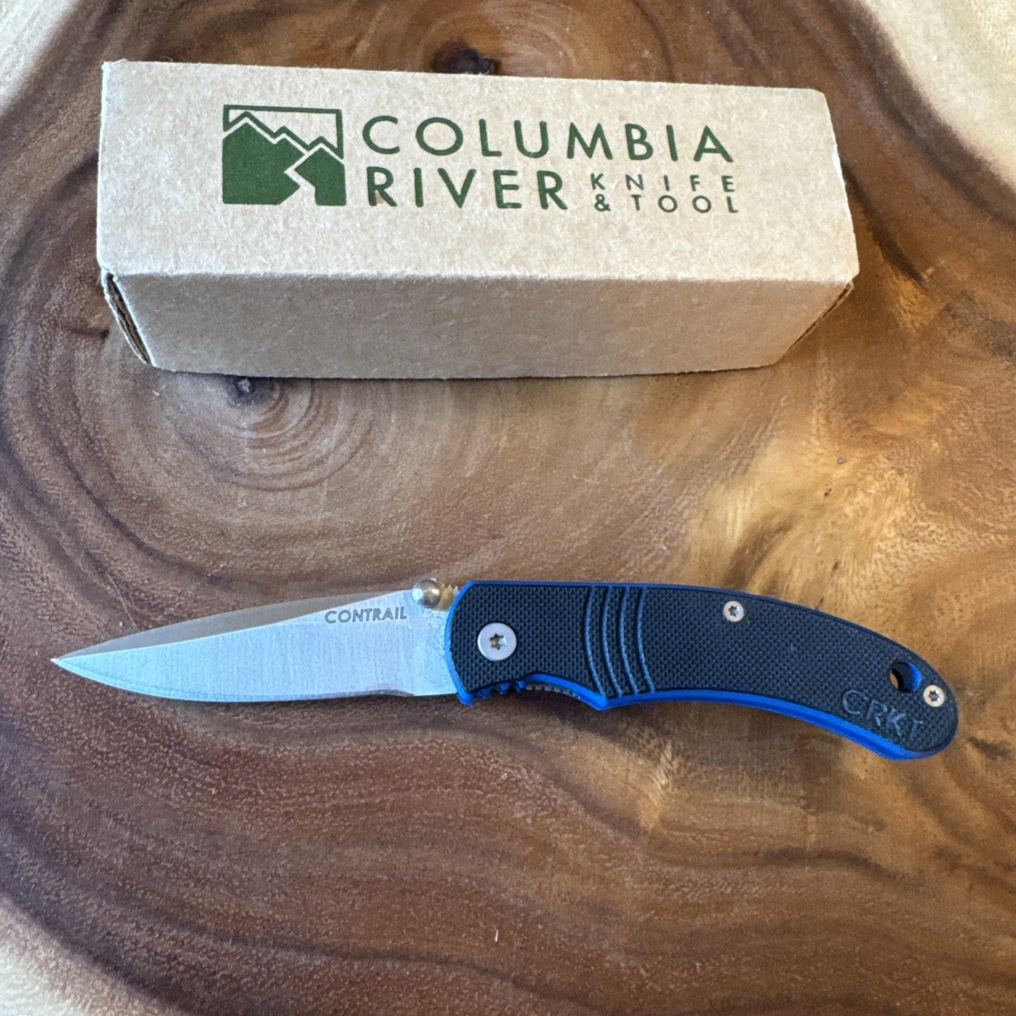 CRKT Contrail Liner Lock 6032 Hammond Design 2003 Box, Papers, Made in Italy