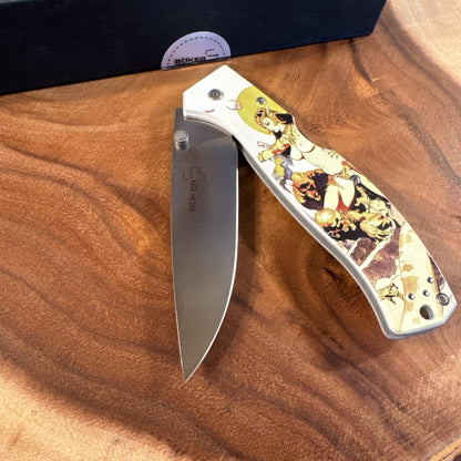 Boker Plus Titan Frazetta - White Polymer (3.62" 440C) 01BO652