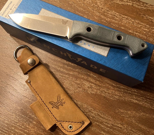 ⭐️BENCHMADE⭐️ 162 BUSHCRAFTER S30V FIX BLADE NEW IN THE BOX