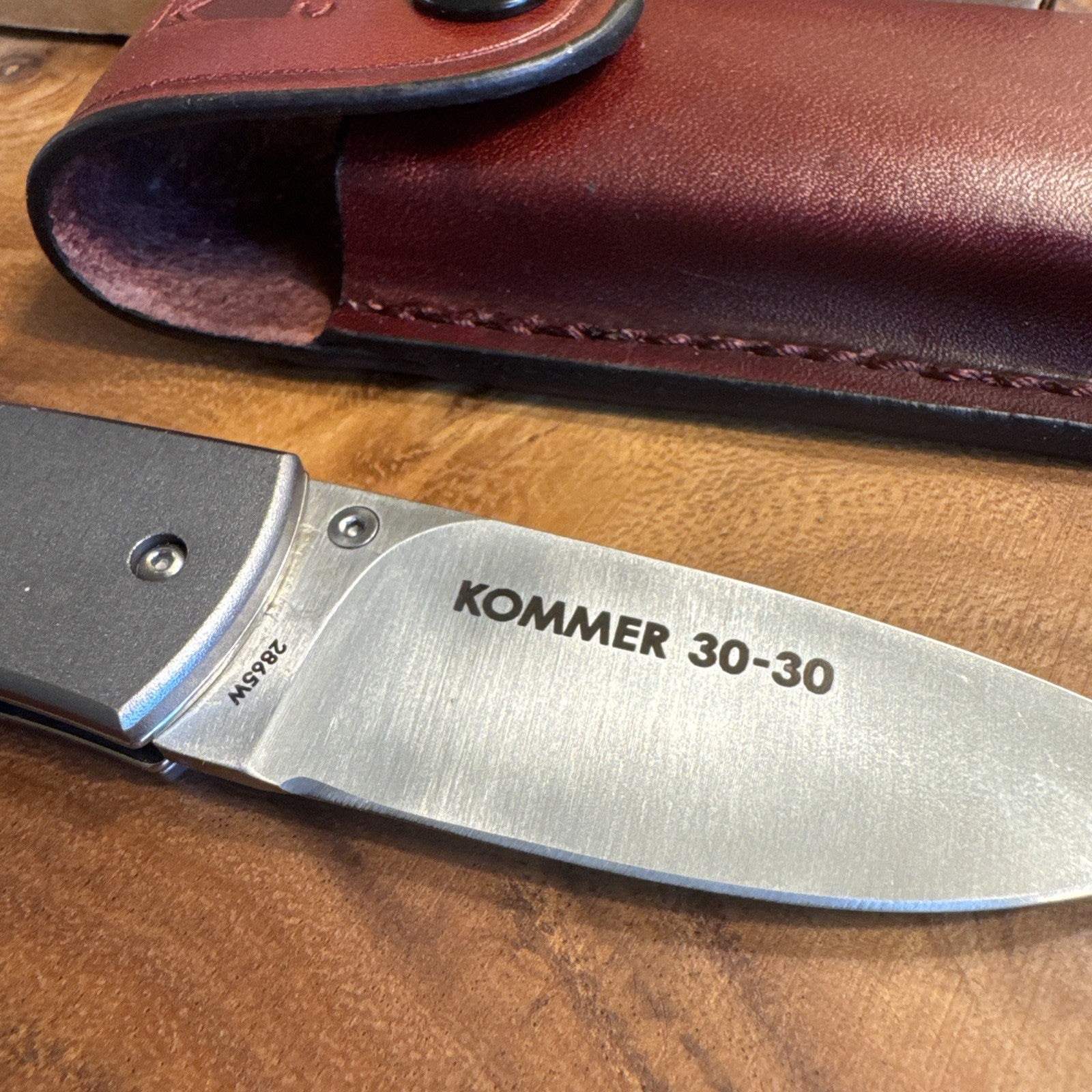 CRKT Kommer 30-30 Cocobolo 2865W 4.0" Linerlock Folding Pocket Knife!