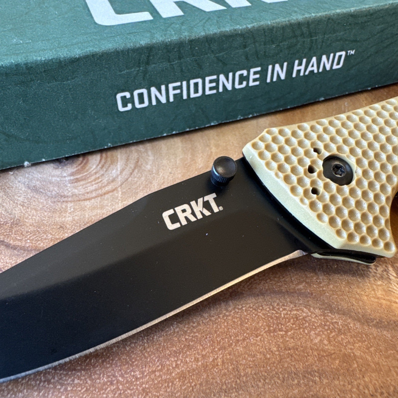 Columbia River CRKT 7904DB Hammond Desert Cruiser Folding 3.75" Black Blade