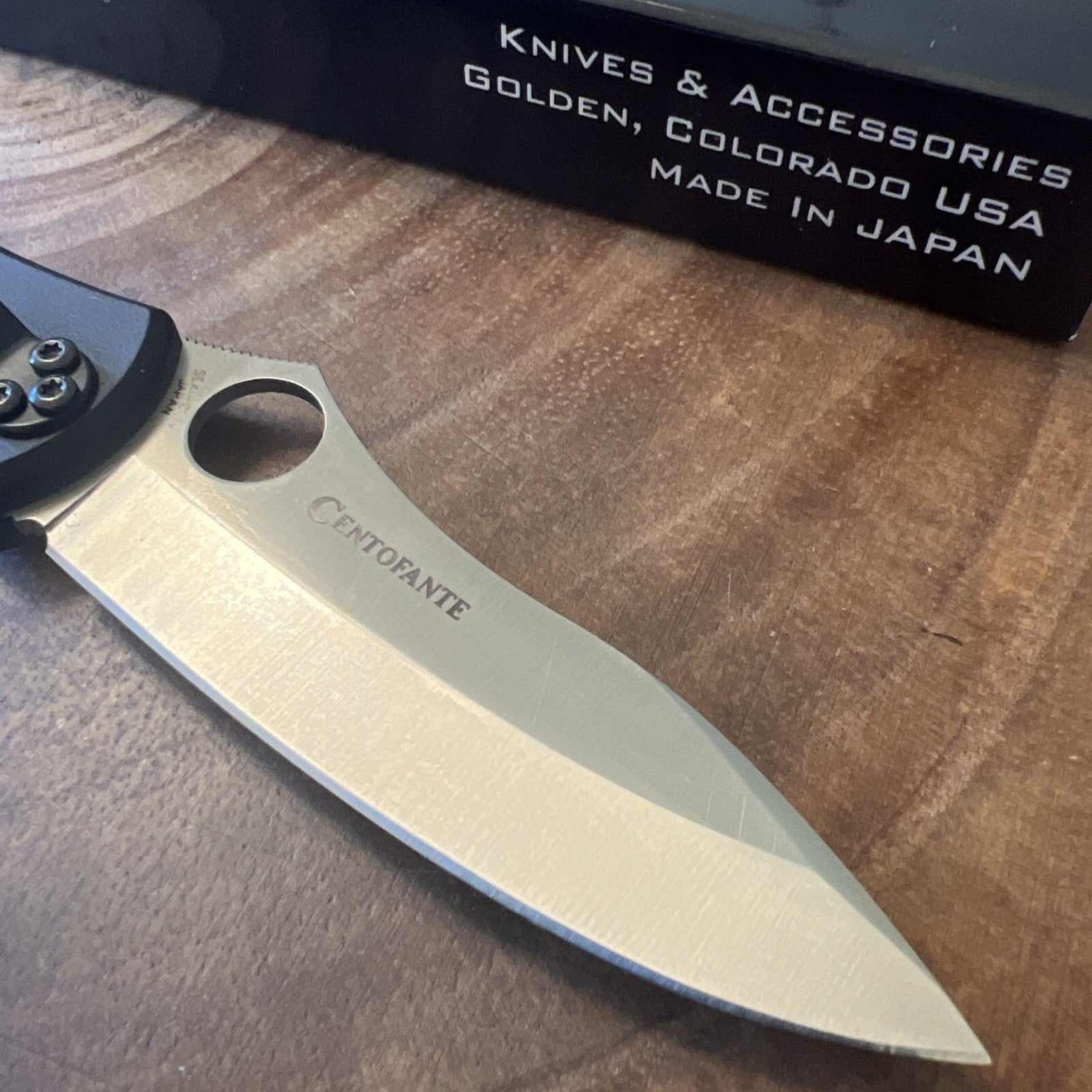 SPYDERCO folding knife VG-10 CENOFANTE NEW WITH BOX