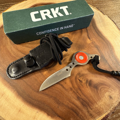 CRKT 5030 Ed Van Hoy Cling-On Fixed Blade Neck Knife 3.22" Wharncliffe Blade