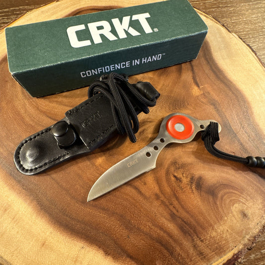 CRKT 5030 Ed Van Hoy Cling-On Fixed Blade Neck Knife 3.22" Wharncliffe Blade
