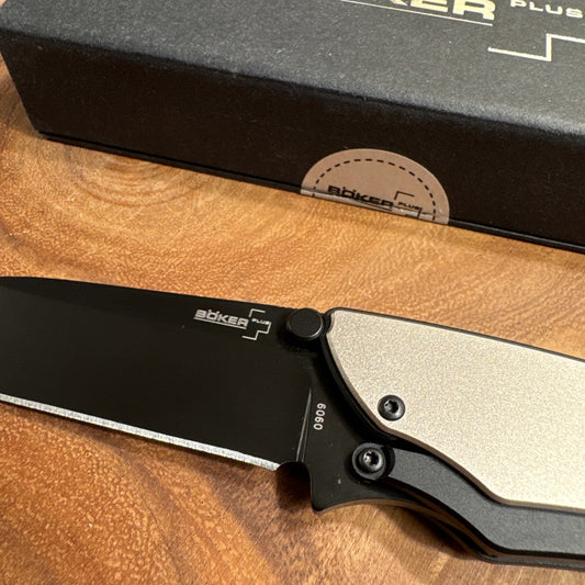 Boker Plus 01BO043 Griploc – Silver Anodized Aluminum New Discontinued