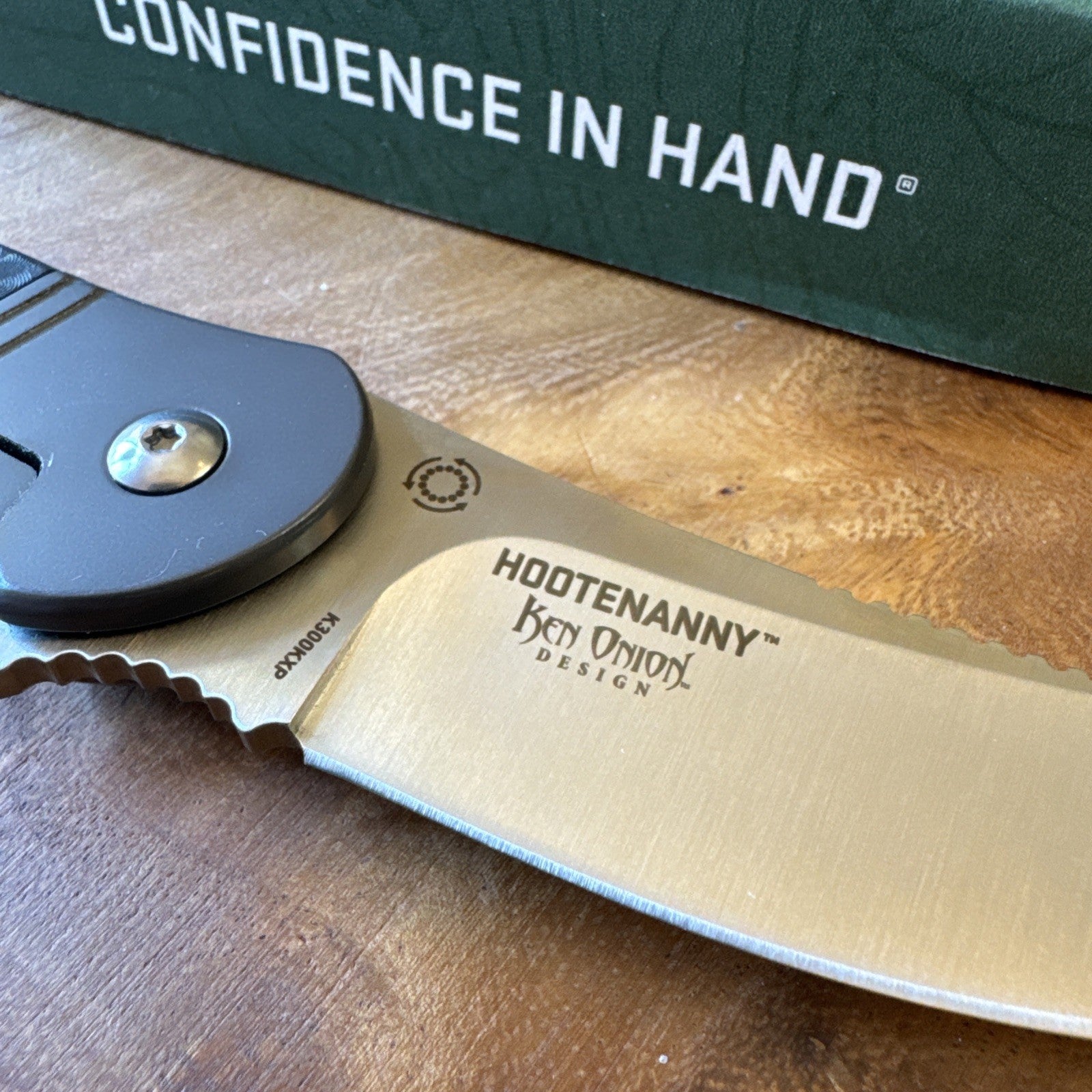 CRKT Hootenanny Folding Flipper Knife Ken Onion Design K300KXP
