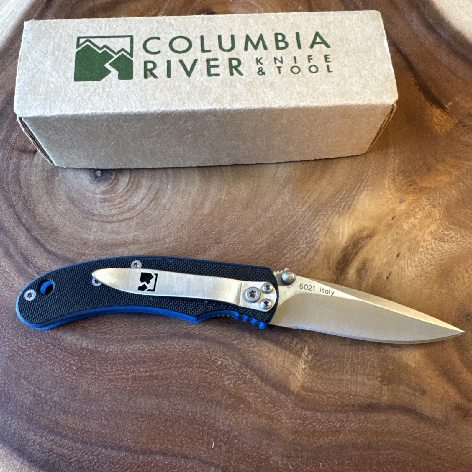 CRKT Contrail Liner Lock 6032 Hammond Design 2003 Box, Papers, Made in Italy