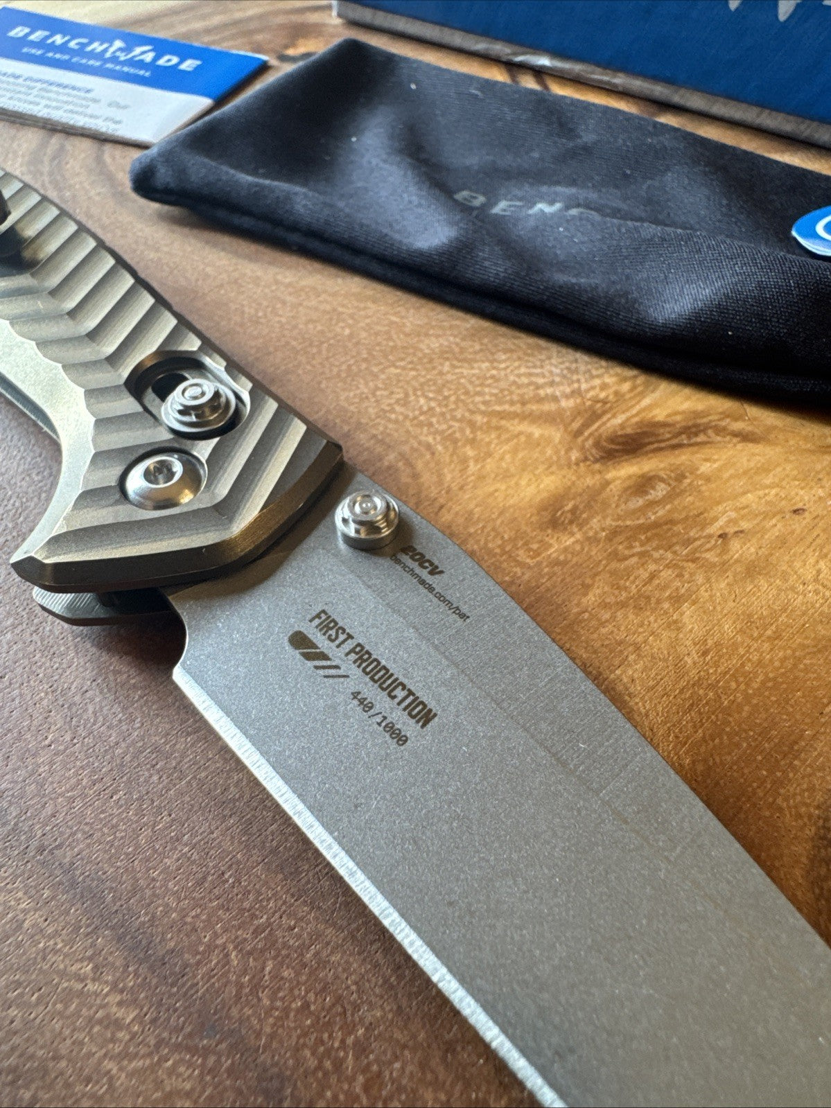 ⭐️Benchmade⭐️ Anthem 781 FIRST PRODUCTION Extremely rare 440/1000 NEW