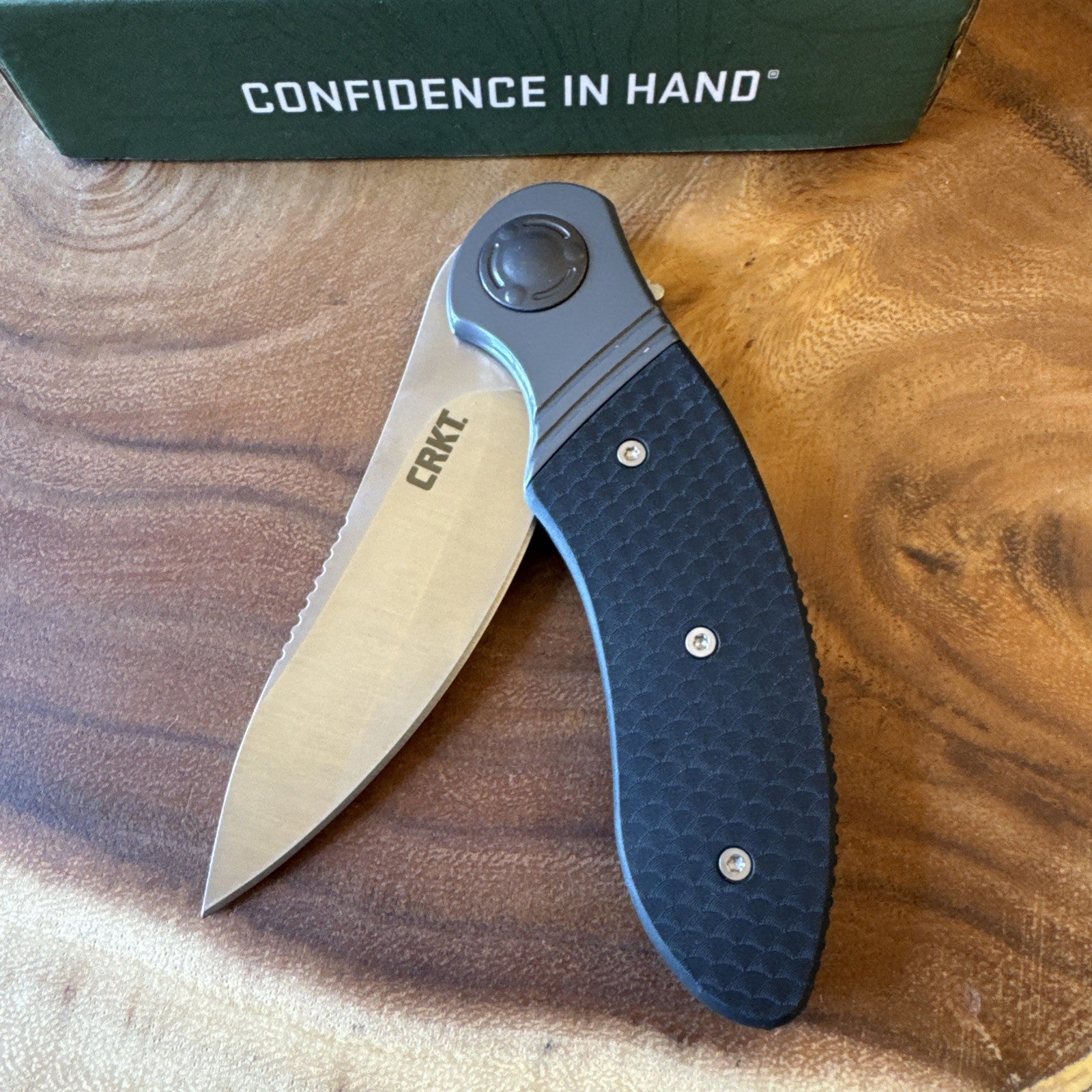 CRKT Hootenanny Folding Flipper Knife Ken Onion Design K300KXP