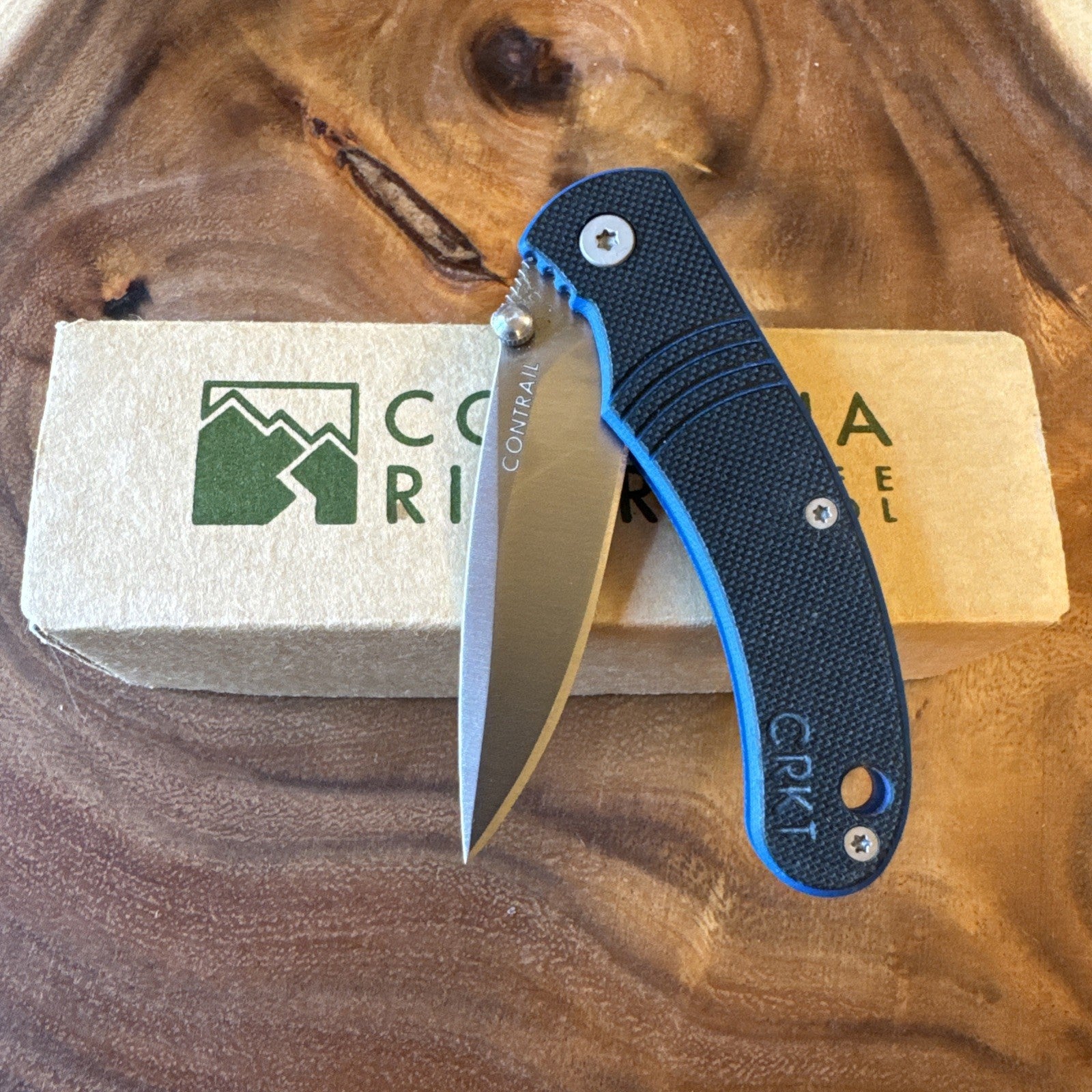 CRKT Contrail Liner Lock 6032 Hammond Design 2003 Box, Papers, Made in Italy
