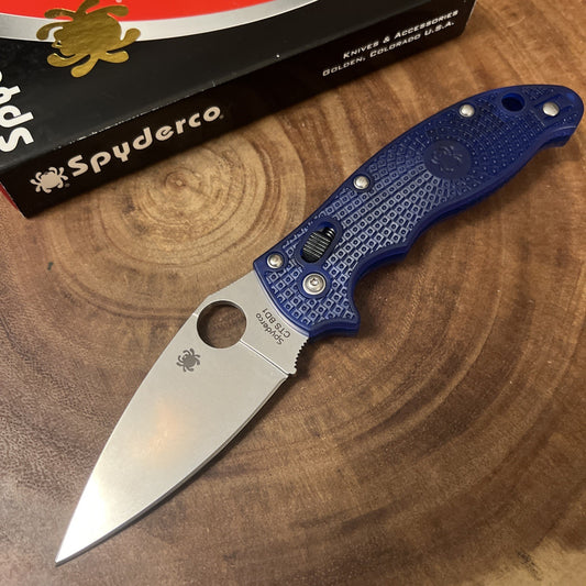 Spyderco Manix 2 Knife Blue NEW