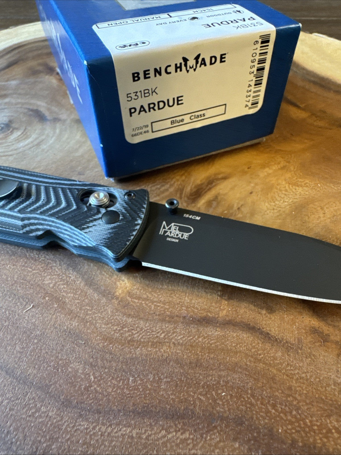 ⭐️Benchmade⭐️ Pardue 531BK DISCONTINUED NEW
