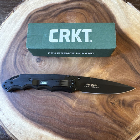 CRKT 1050K Fire Spark BNIB Discontinued