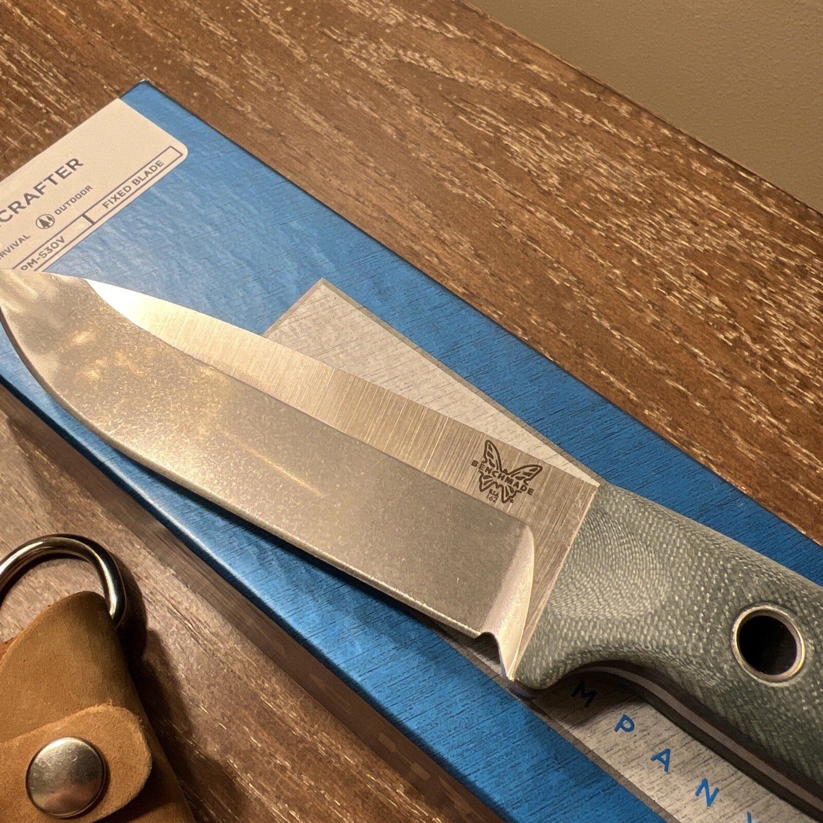⭐️BENCHMADE⭐️ 162 BUSHCRAFTER S30V FIX BLADE NEW IN THE BOX