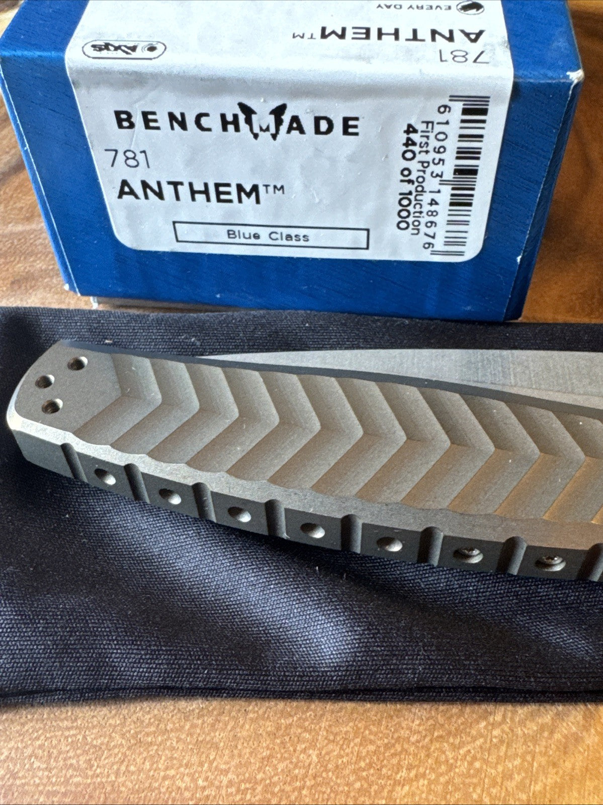 ⭐️Benchmade⭐️ Anthem 781 FIRST PRODUCTION Extremely rare 440/1000 NEW
