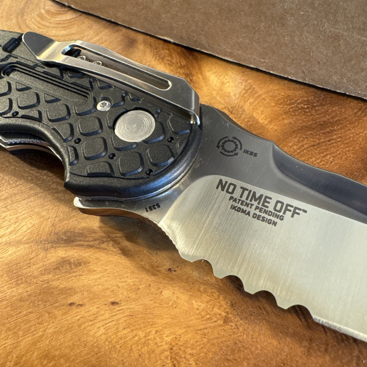 CRKT No Time Off Pocket Knife IKBS Ikoma Design 5351 Liner Lock