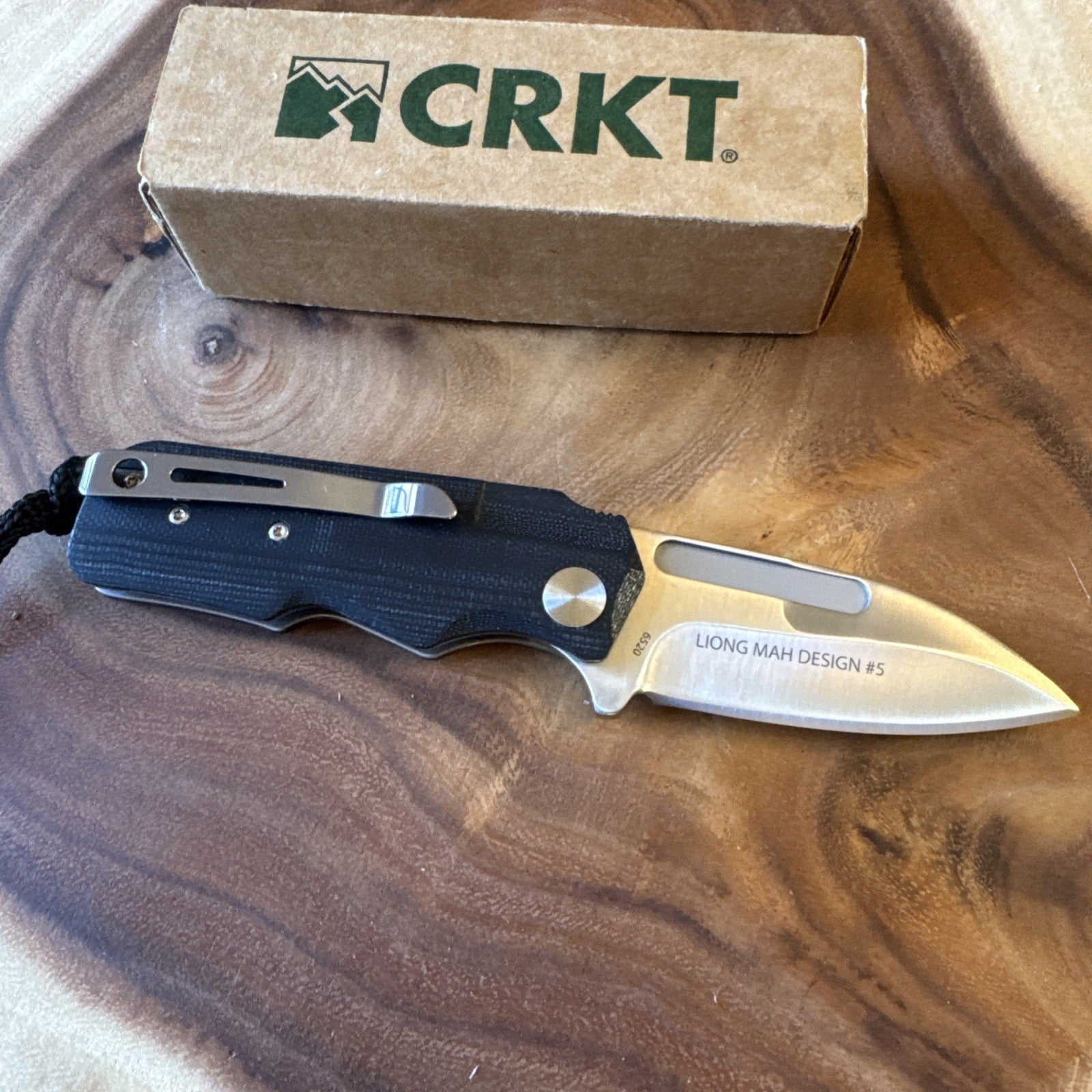CRKT 6520 Pocket Knife - L.M.D. Liong Mah Design #5 - Slipjoint - Discontinued