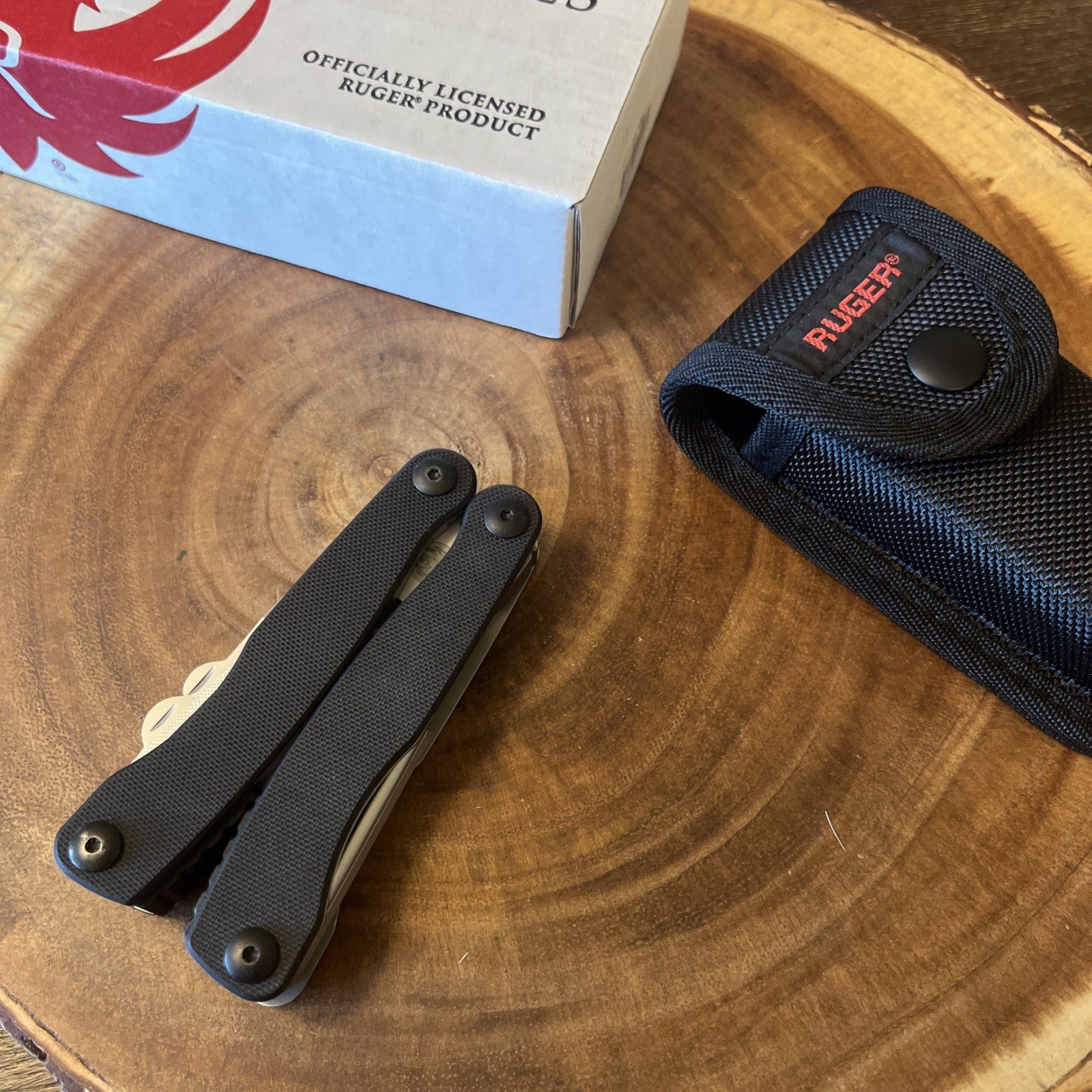 CRKT Ruger 1911 Pistol Tool 8Cr14MoV Stainless Steel Blade G-10 Handles CRR5100
