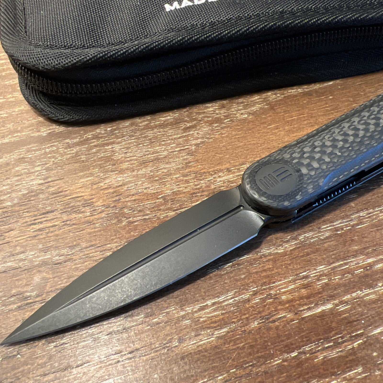 WEKNIFE Eidolon Front Flipper Knife Carbon Fiber Handle NEW NO BOX