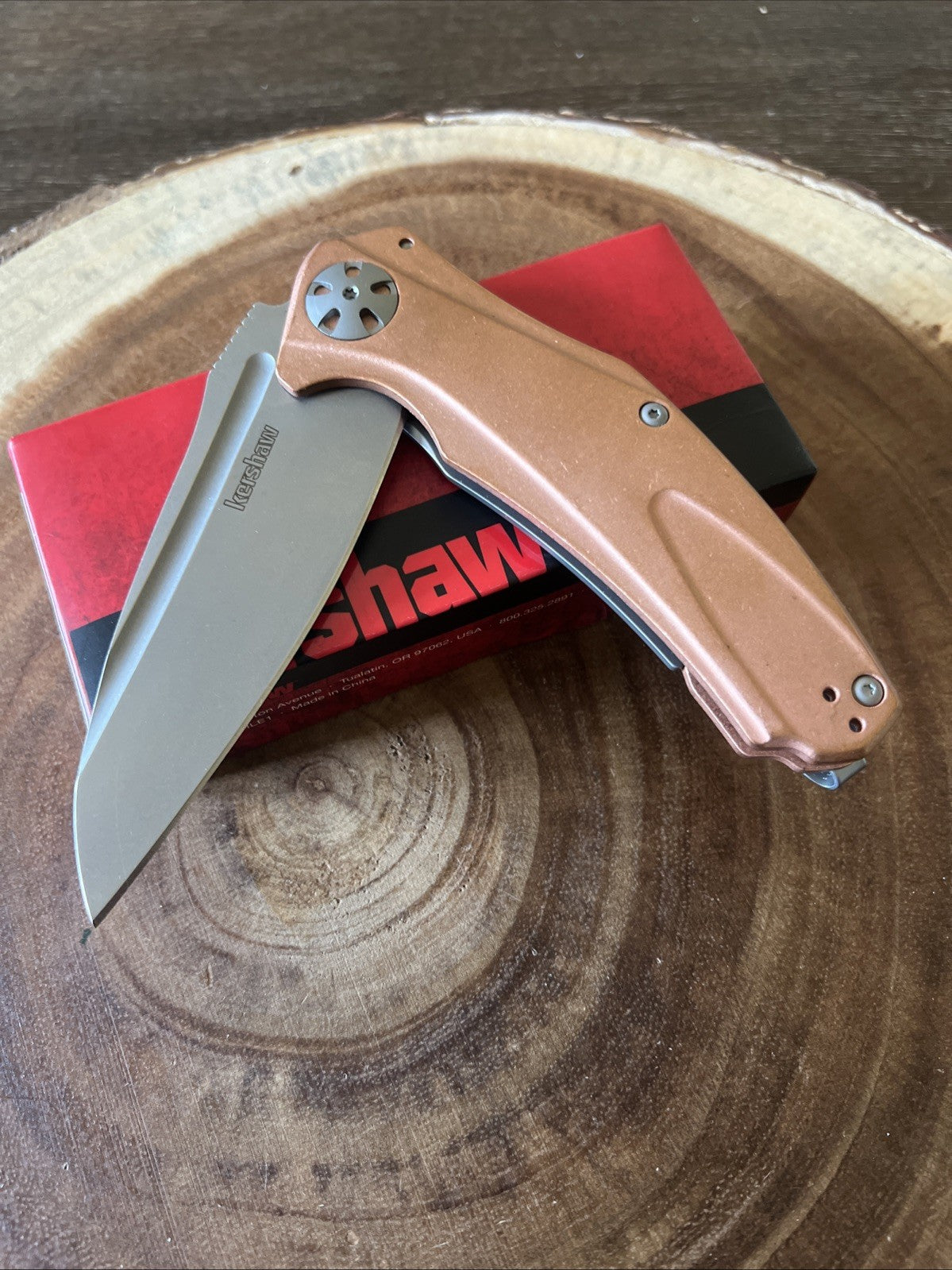Kershaw Copper Natrix XL 7008CU Sub-Frame Lock Spring Assisted