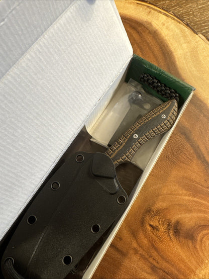 CRKT S.P.E.W. SPEW EDC Fixed Blade Compact Utility Neck Knife Sheath Lightweight