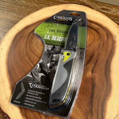 Camillus Knife S. K. Desert Les Stroud 2" Knife! (WMP012832)